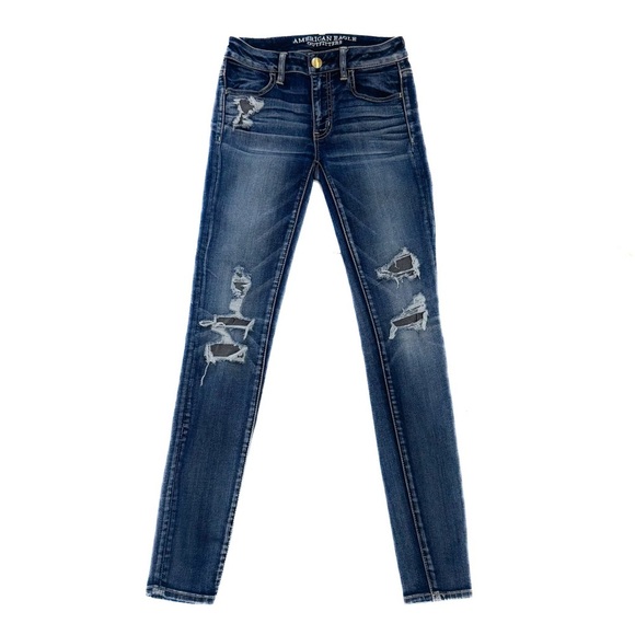 American eagle super stretch distressed jegging ❤️ - Picture 2 of 10